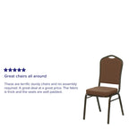 Crown Back Stacking Banquet Chair