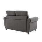 Merax Pull Out Sofa Bed Loveseat Sleeper with Twin Size Memory Mattress