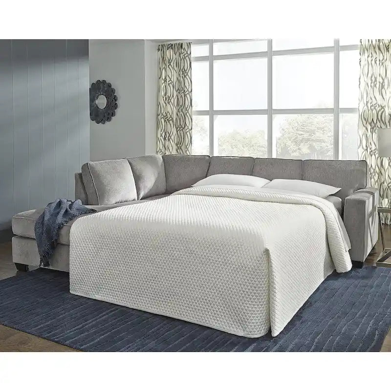 Signature Design by Ashley Altari 2-Piece Sleeper Sectional with Chaise - 110W x 90D x 37H