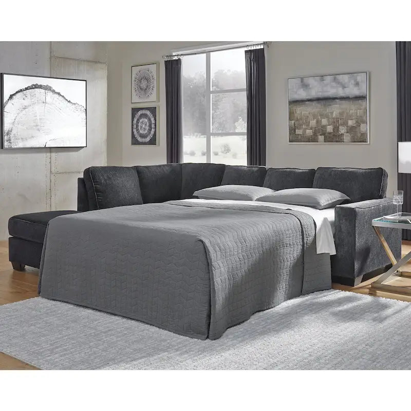 Signature Design by Ashley Altari 2-Piece Sleeper Sectional with Chaise - 110W x 90D x 37H
