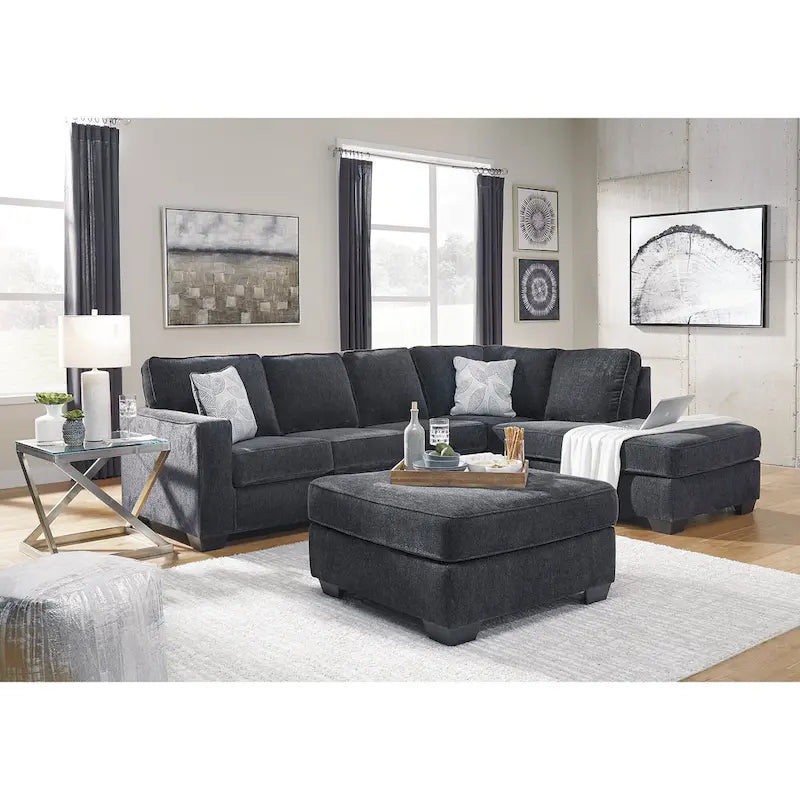 Signature Design by Ashley Altari 2-Piece Sleeper Sectional with Chaise - 110W x 90D x 37H