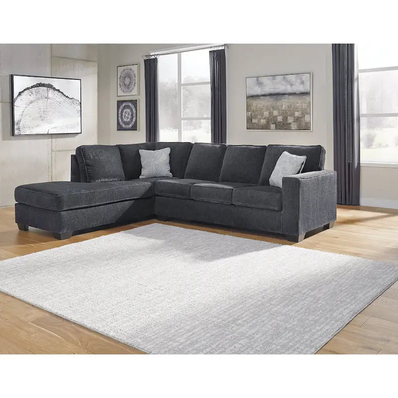 Signature Design by Ashley Altari 2-Piece Sleeper Sectional with Chaise - 110W x 90D x 37H