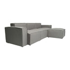 Contemporary 4 Piece Modular Sectional Sofa with Ottoman
