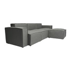 Contemporary 4 Piece Modular Sectional Sofa with Ottoman
