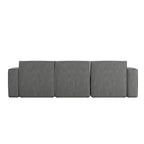 Contemporary 4 Piece Modular Sectional Sofa with Ottoman