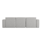 Contemporary 4 Piece Modular Sectional Sofa with Ottoman