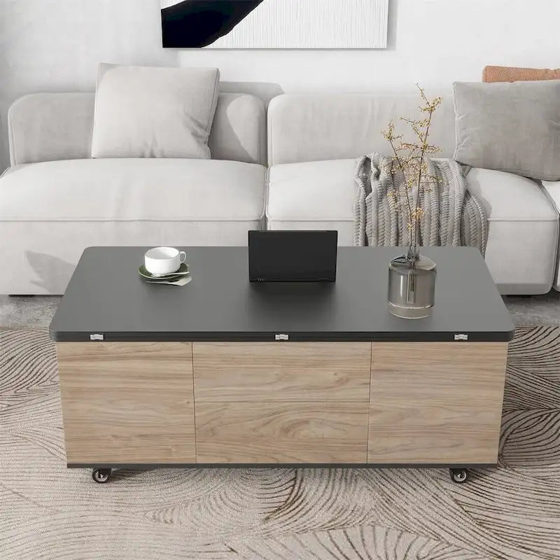 Merax Modern Lift Top Coffee Table Multifunctional Table