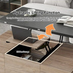 Merax Modern Lift Top Coffee Table Multifunctional Table