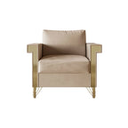 CraftPorch Luxurious Velvet Upholstered Arm Chair
