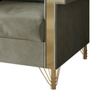 CraftPorch Luxurious Velvet Upholstered Arm Chair
