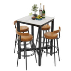 Bar Height 41.4 Dining Table - 27.55x27.55x41.4 inch
