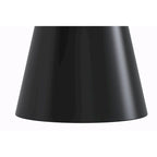 Prynn Dining Table with Round Top and Black Pedestal Base