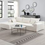 109x68 Modular Sectional Living Room Sofa Set, Modern Minimalist Style Couch, Upholstered Sleeper Sofa