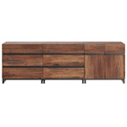 WAMPAT Storage Cabinet, 3 in 1 Modern Sideboard