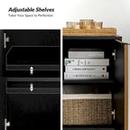 Jakob Modern 2 Doors Storage Cabinet Set with Adjustable Shelf By HOLALA HOME