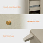 70.8 Sideboards Drawer Cabinet, 3-In-1 Kitchen Buffet Table