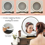 Modern Dressing Table with Storage Cabinet - 31.5 x 16 x 30 (L x W x H)