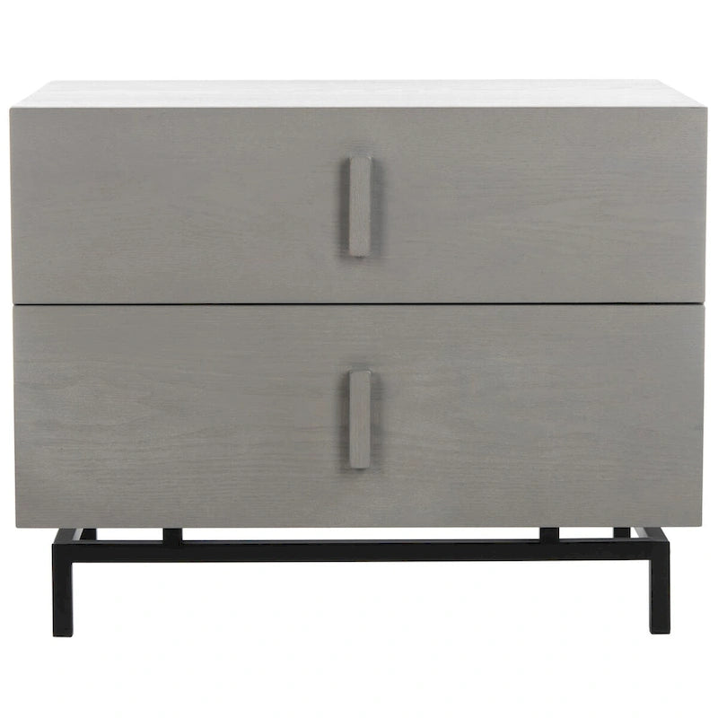 SAFAVIEH Shirleyann Dark Brown/ Black Storage Cabinet - 27.5 x 17.6 x 21.6 - 28Wx18Dx22H