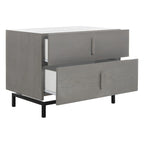 SAFAVIEH Shirleyann Dark Brown/ Black Storage Cabinet - 27.5 x 17.6 x 21.6 - 28Wx18Dx22H
