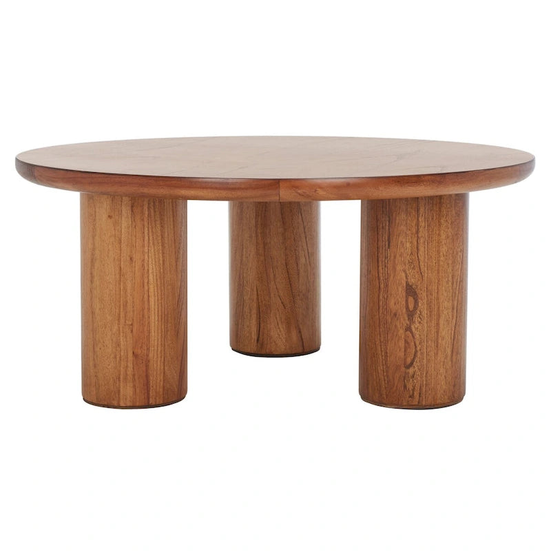 SAFAVIEH Heivi 3 Leg Round Coffee Table - 40 W x 40 D x 18 H - 40Wx40Dx18H