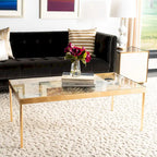 SAFAVIEH Rianda Palm Leaf Coffee Table - 24 x 47.5 x 18 - 24Wx48Dx18H