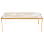 SAFAVIEH Rianda Palm Leaf Coffee Table - 24 x 47.5 x 18 - 24Wx48Dx18H