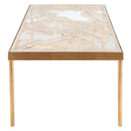 SAFAVIEH Rianda Palm Leaf Coffee Table - 24 x 47.5 x 18 - 24Wx48Dx18H