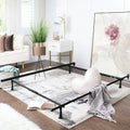 Clara Clark Expandable 4-Leg Support Metal Bed Frame - Queen, Full, Twin