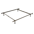 Clara Clark Expandable 4-Leg Support Metal Bed Frame - Queen, Full, Twin