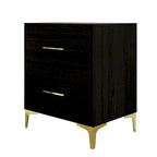 CraftPorch Simple and Stylish 2-Drawers Nightstand