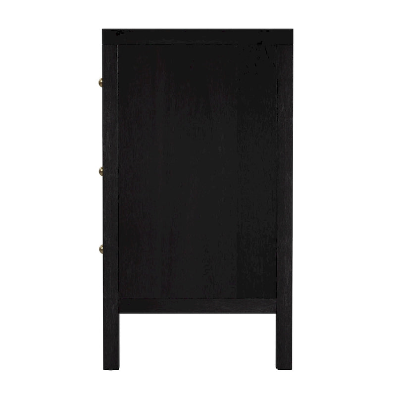 Nora 6-Drawer Wood Wide Dresser