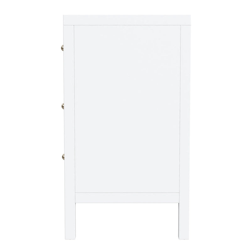 Nora 6-Drawer Wood Wide Dresser