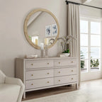 Nora 6-Drawer Wood Wide Dresser