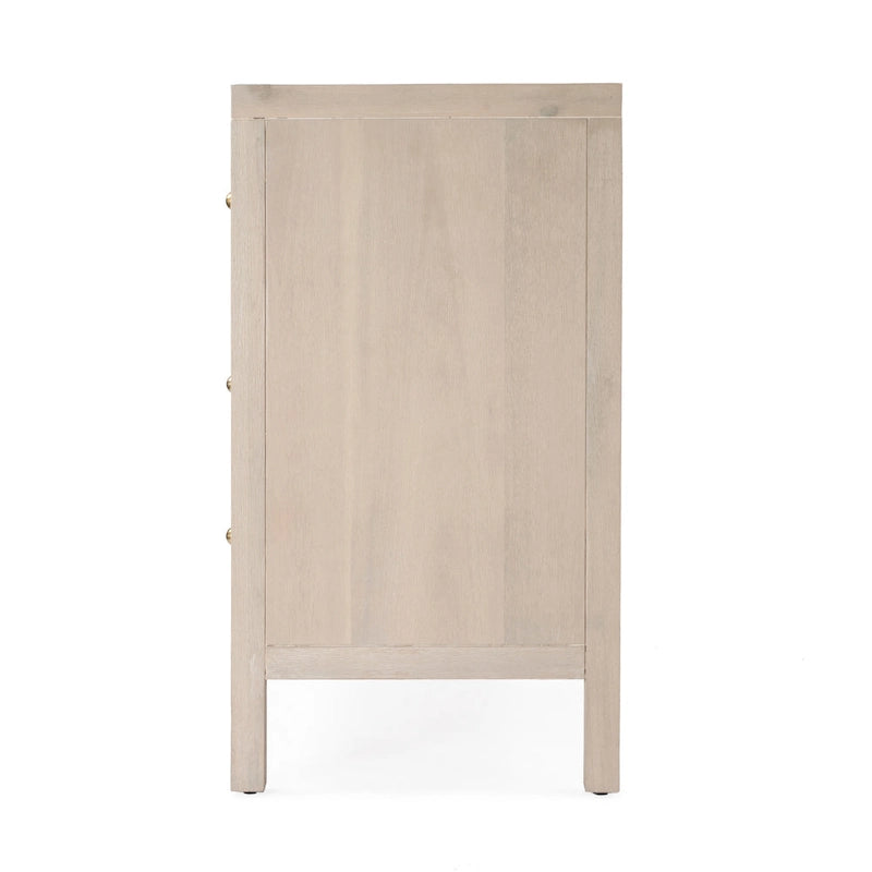 Nora 6-Drawer Wood Wide Dresser