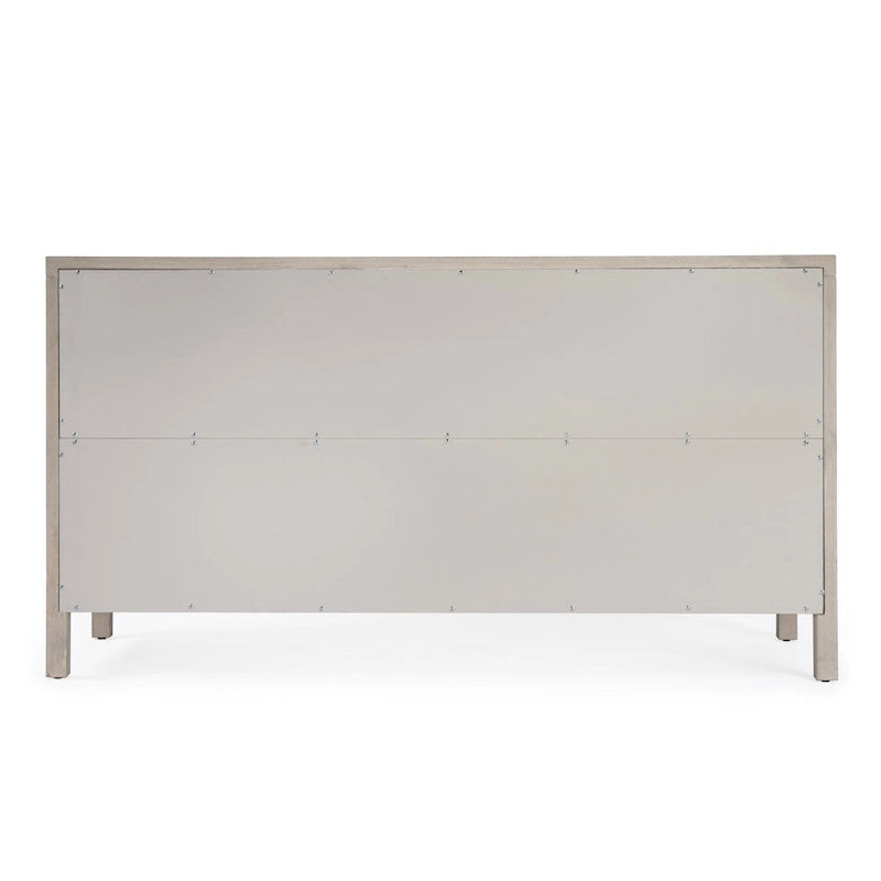 Nora 6-Drawer Wood Wide Dresser