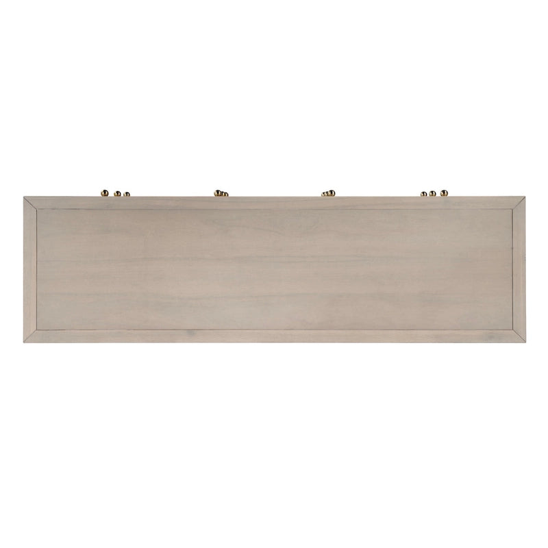 Nora 6-Drawer Wood Wide Dresser