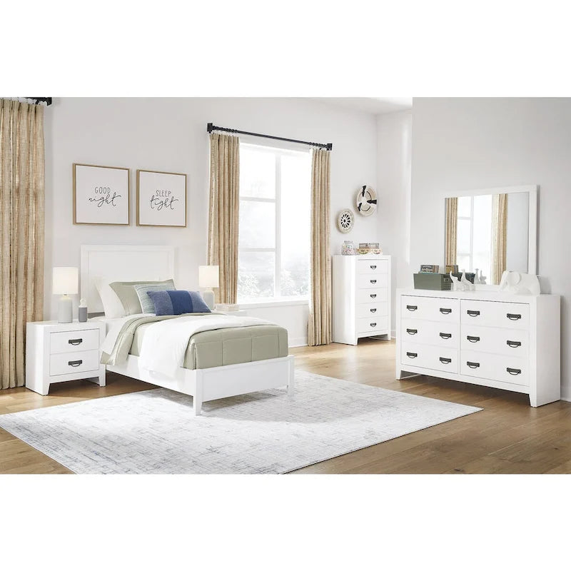 Signature Design by Ashley Binterglen White Dresser