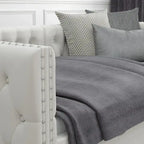 Twin Size Daybed with Drawers Upholstered Tufted Sofa Bed