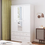 Tranquil Vista Dual Wardrobe Classic Storage Modular Cloest Armoires