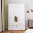Tranquil Vista Dual Wardrobe Classic Storage Modular Cloest Armoires