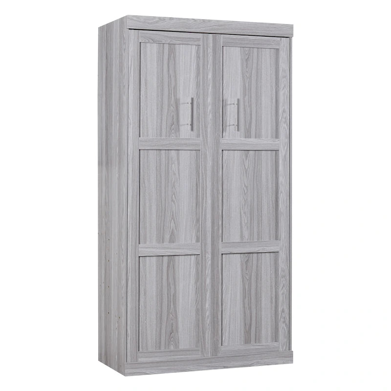 Wood Murphy Bed can be Folded into a Cabinet