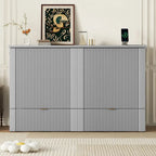 Queen Size Murphy Bed Wall Bed with drawer and a set of Sockets