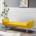 Futon Sofa Bed, Convertible Futon Couch Bed, Loveseat Sleeper Sofa, Daybed for Living Room, Apartment, Office