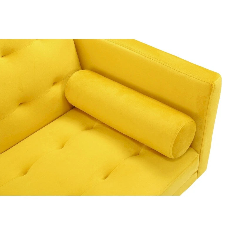 Futon Sofa Bed, Convertible Futon Couch Bed, Loveseat Sleeper Sofa, Daybed for Living Room, Apartment, Office