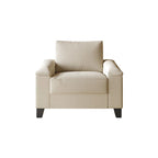 CraftPorch Simple Style Linen Upholstered Arm Chair