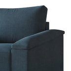 CraftPorch Simple Style Linen Upholstered Arm Chair