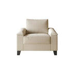 CraftPorch Simple Style Linen Upholstered Arm Chair