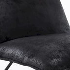 Mid Century Faux Leather Accent Chair With Adjustable Backrest Set of 2 - 31.5 H X 22.2 W X 23.6 D