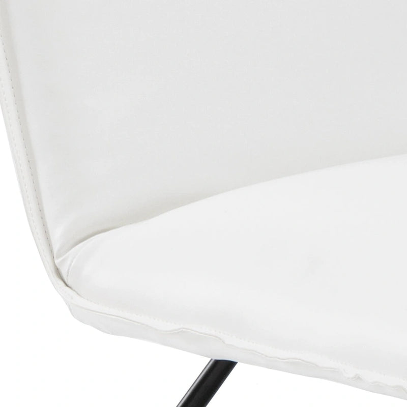 Mid Century Faux Leather Accent Chair With Adjustable Backrest Set of 2 - 31.5 H X 22.2 W X 23.6 D