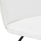 Mid Century Faux Leather Accent Chair With Adjustable Backrest Set of 2 - 31.5 H X 22.2 W X 23.6 D